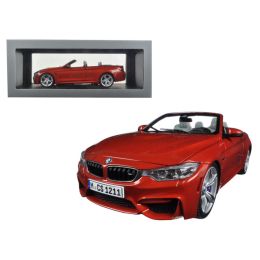 BMW M4 Cabrio Orange 1/18 Diecast Model Car by Paragon