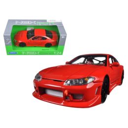 Nissan S-15 RHD Red 1/24 Diecast Model Car by Welly