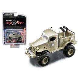 Stacey David\s Sargeant Rock 1941 Military Dodge 1/2 Ton 4x4 Pick Up Truck 1/64 Diecast Model by Acme/ Greenlight