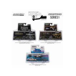 Hollywood Hitch & Tow Series 1 Set of 3 1/64 Diecast Model Cars by Greenlight