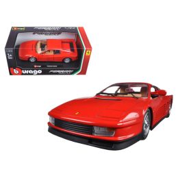 Ferrari Testarossa Red 1/24 Diecast Model Car by Bburago