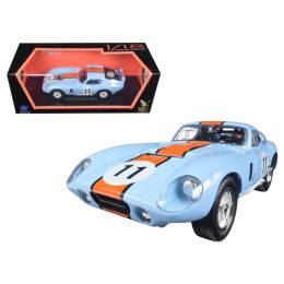 1965 Shelby Cobra Daytona #11 Blue 1/18 Diecast Car Model by Road Signature