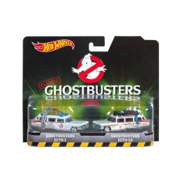 Ghostbusters Ecto 1 and Ecto 1A Set of 2 Cars Diecast Model Cars by Hotwheels