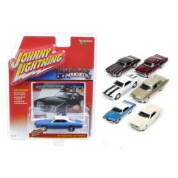 Muscle Cars USA Set of 6 Cars 1/64 Diecast Models Cars by Johnny Lightning