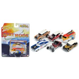 Street Freaks Set of 6 Cars 1/64 Diecast Model Cars by Johnny Lightning