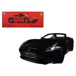 Ferrari California T Open Top Convertible Black Signature Series 1/18 Diecast Model Car by Bburago