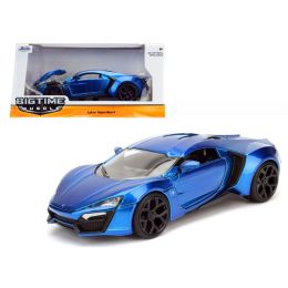 Lykan Hypersport Blue 1/24 Diecast Model Car by Jada