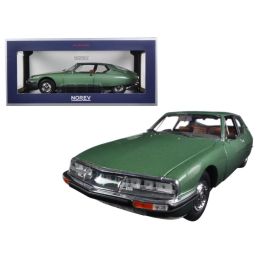 1971 Citroen SM Green Metallic 1/18 Diecast Model Car by Norev