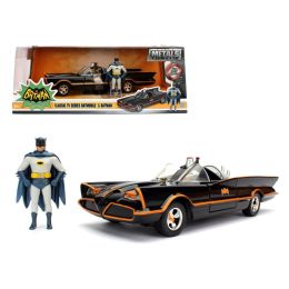 1966 Classic TV Series Batmobile with Diecast Batman and Plastic Robin in the car 1/24 Diecast Model Car by Jada