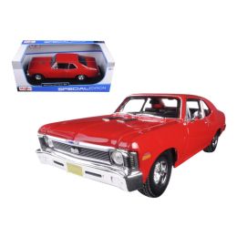 1970 Chevrolet Nova SS Coupe Red 1/18 Diecast Model Car by Maisto