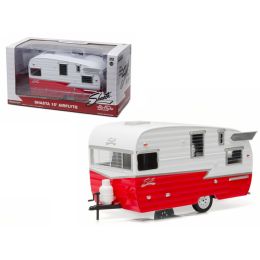 Shasta Airflyte 15\ Camper Trailer Red for 1/24 Scale Model Cars and Trucks 1/24 Diecast Model by Greenlight