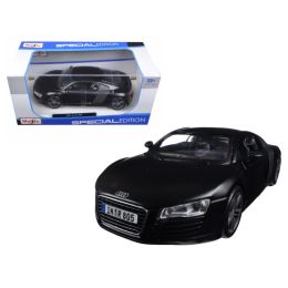 Audi R8 Matt Black 1/24 Diecast Model Car by Maisto