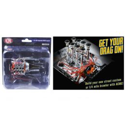 Engine and Transmission Replica Fuel Injected 426 Hemi 1/18 by Acme