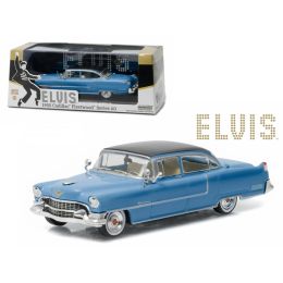 Elvis Presley 1955 Cadillac Fleetwood Series 60 \Blue Cadillac\ (1935-1977) 1/43 Diecast Model Car  by Greenlight