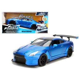 Brian\s 2009 Nissan GTR R35 Blue Ben Sopra \Fast & Furious\ Movie 1/24 Diecast Model Car  by Jada