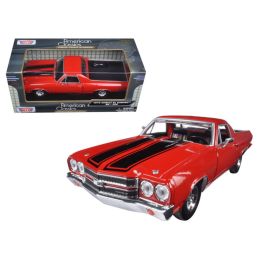 1970 Chevrolet El Camino SS 396 Red 1/24 Diecast Model Car by Motormax