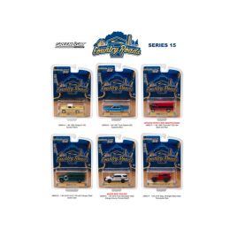 Country Roads / Release 15, 6pc Diecast Car Set 1/64 Diecast Model Cars by Greenlight