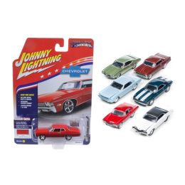 Muscle Cars USA Set of 6 cars 1/64 Diecast Model Cars Johnny Lightning