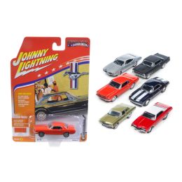 Muscle Cars USA Set of 6 1/64 Diecast Model Cars by Johnny Lightning