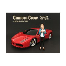 Camera Crew Figure IV \Pretty Reporter\ For 1:18 Scale Models by American Diorama