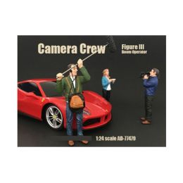 Camera Crew Figure III \Boom Operator\ For 1:24 Scale Models by American Diorama