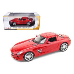 2011 Mercedes SLS AMG Gullwing Red 1/18 Diecast Model Car by Maisto