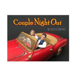 Seated Couple Release II 2 Piece Figure Set for 1:18 Models by American Diorama