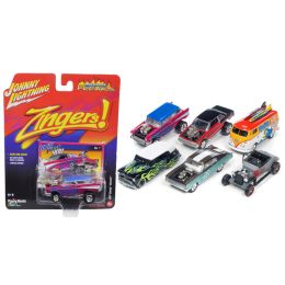 Street Freaks Set of 6 cars Release 2 Set C 1/64 Diecast Model Cars by Johnny Lightning