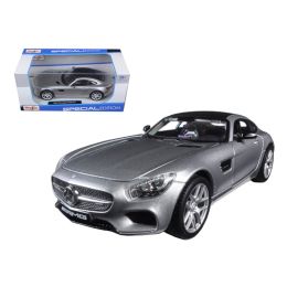 Mercedes AMG GT Silver 1/24 Diecast Model Car by Maisto