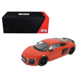 Audi R8 V10 Plus Red Exclusive Edition 1/18 Diecast Model Car by Maisto