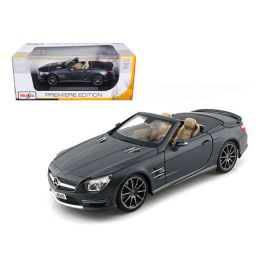 2012 Mercedes SL 65 AMG Convertible Grey 45th Anniversary 1/18 Diecast Model Car by Maisto