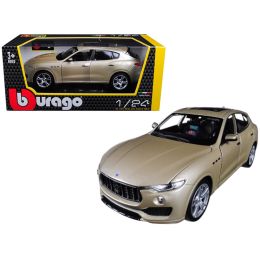 Maserati Levante Gold 1/24 Diecast Model Car by Bburago