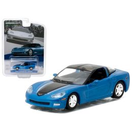 2012 Chevrolet Corvette C6 Supersonic Blue General Motors Collection Series 1 1/64 Diecast Model Car  by Greenlight
