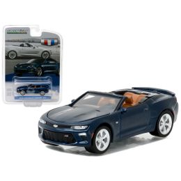2016 Chevrolet Camaro SS Convertible Blue Velvet General Motors Collection Series 1 1/64 Diecast Model Car by Greenlight