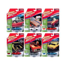 Muscle Cars USA 2017 Set of 6 cars Release B 1/64 Diecast Model Car by Johnny Lightning