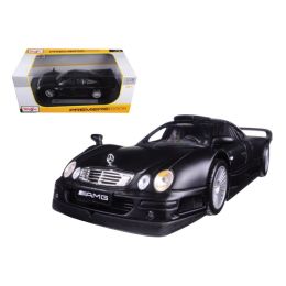 Mercedes CLK GTR Street Version Matt Black 1/18 Diecast Model Car by Maisto