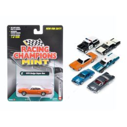 Mint Release 2017 Set B Set of 6 cars 1/64 Diecast Model Cars by Racing Champions