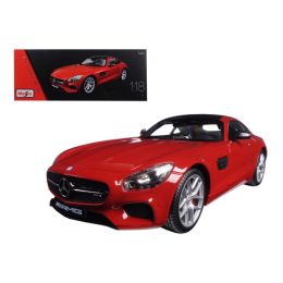 Mercedes AMG GT Red Exclusive Edition 1/18 Diecast Model Car by Maisto