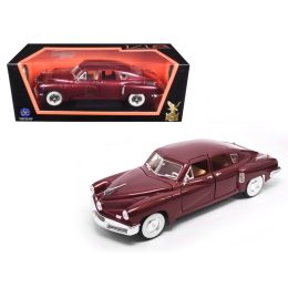 1948 Tucker Torpedo Burgundy 1/18 Diecast Model Car by Road Signature