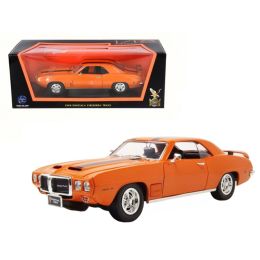 1969 Pontiac Firebird Trans Am Orange 1/18 Diecast Model Car by Road Signature