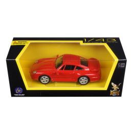 1996 Porsche 911 Turbo Red 1/43 Diecast Model Car by Road Signature