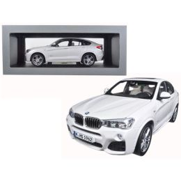 BMW X4 (F26) Mineral White 1/18 Diecast Model Car by Paragon
