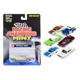 Mint Release 2017 Set D Set of 6 cars 1/64 Diecast Model Cars by Racing Champions