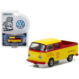 1976 Volkswagen Type 2 T2 Crew Cab Pickup Shell Oil 1/64 Diecast Model  by Greenlight