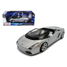 Lamborghini Gallardo Spyder Silver 1/18 Diecast Model Car by Maisto