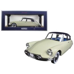 1956 Citroen DS19 Champagne and Aubergine Salon de Paris Octobre 1955 1/18 Diecast Model Car  by Norev