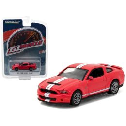 2011 Ford Shelby Mustang GT-500 Race Red with SVT Performance Package 1/64 Diecast Model Car by Greenlight