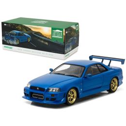 1999 Nissan Skyline GT-R (R34) Bayside Blue 1/18 Diecast Model Car by Greenlight