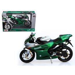 Benelli Tornado Tre 1130 Green/Silver Motorcycle 1/12 Diecast Model by Maisto