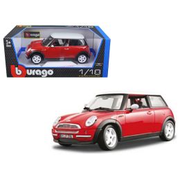 2001 Mini Cooper Red 1/18 Diecast Model Car by Bburago